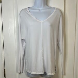 Fabletics Cream Relaxed Blouse